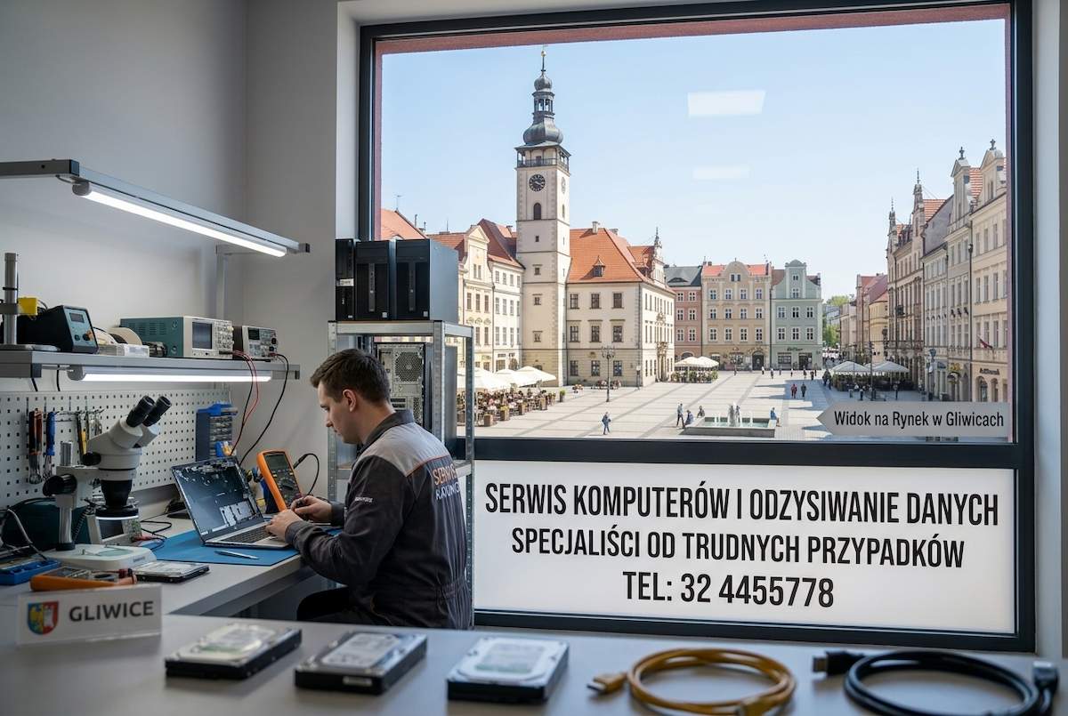 Warsztat serwisowy Adee-Soft — pomoc techniczna dla klientów z Gliwic